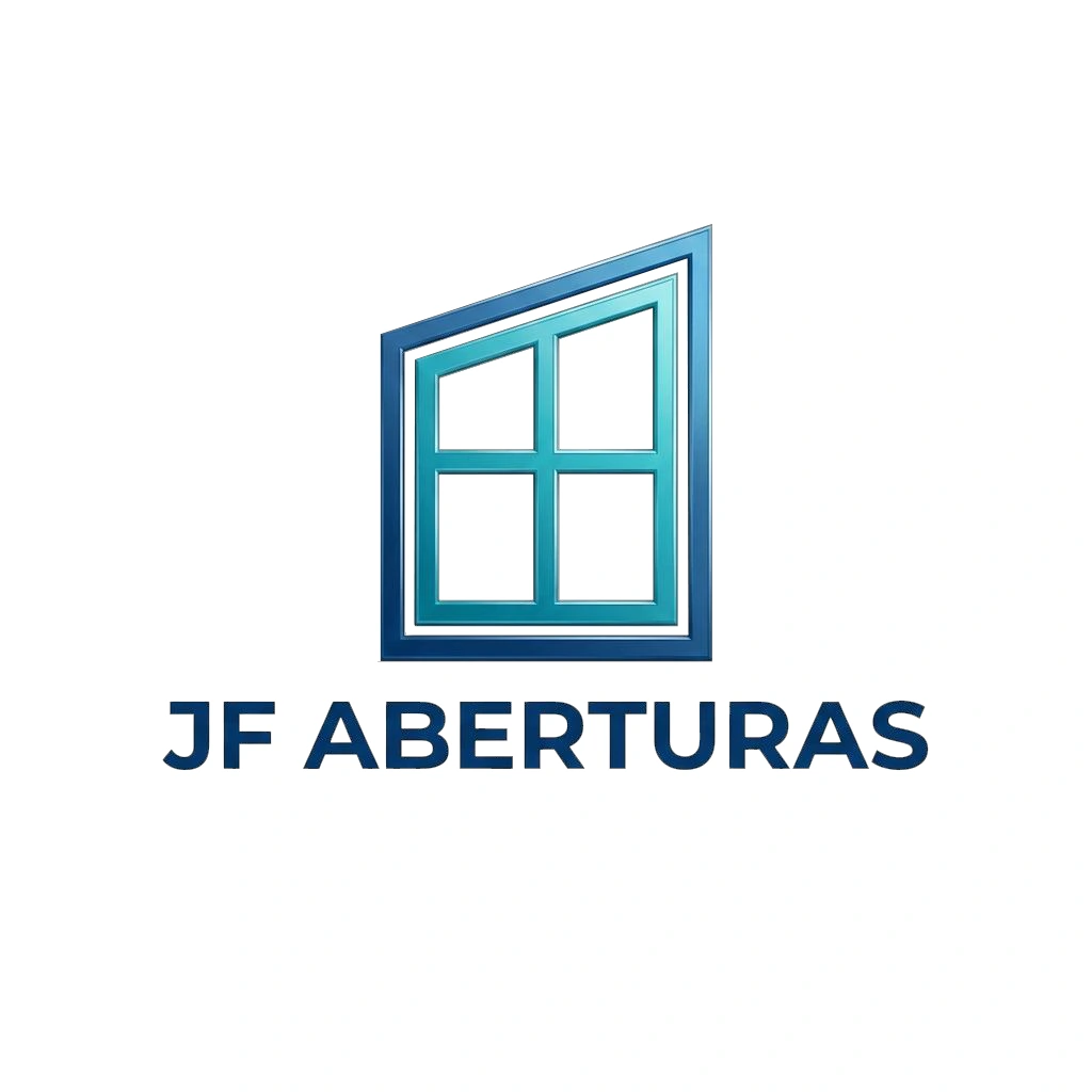 JF Aberturas — logotipo diseñado por Mechando Design